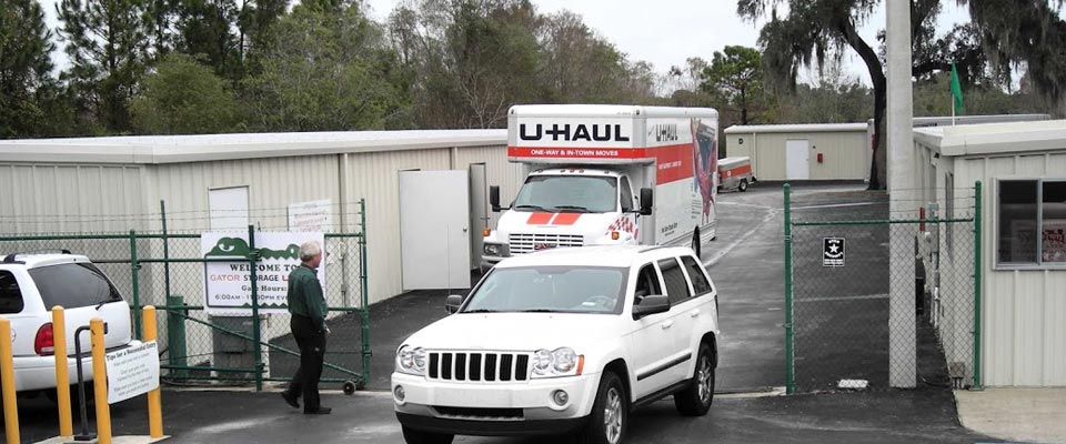 A man at our storage facility in Leesburg, FL